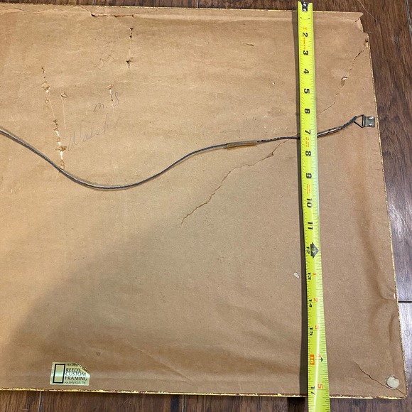 Vtg Framed Crewel Wall Hanging Isaiah 11:6-7 Biblical Large Finished Embroidery - Picture 13 of 16